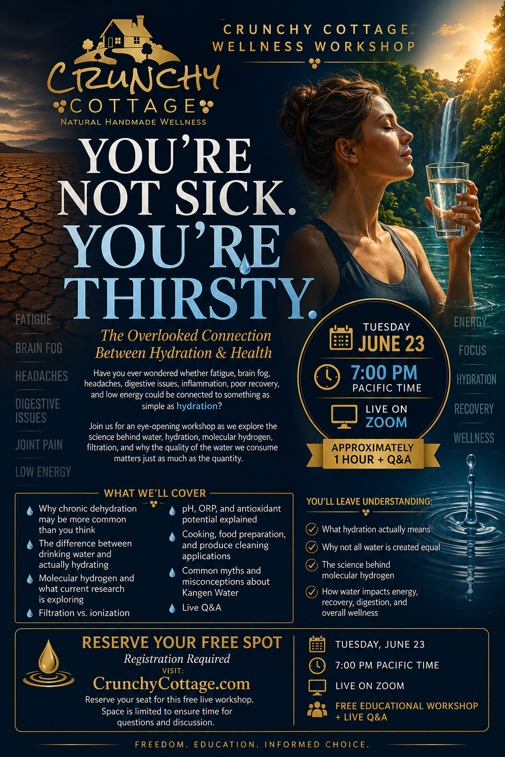 Kangen Water Workshop - Tuesday June 23rd 7pm PCT